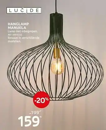 BricoPlanit Hanglamp manuela aanbieding