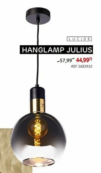 BricoPlanit Hanglamp julius aanbieding
