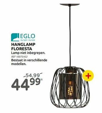BricoPlanit Hanglamp floresta aanbieding