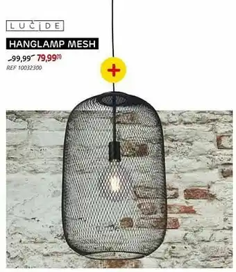 BricoPlanit Hanglamp mesh aanbieding
