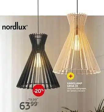 BricoPlanit Hanglamp groa 35 aanbieding