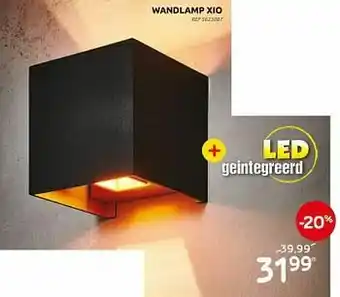 Wandlamp xio