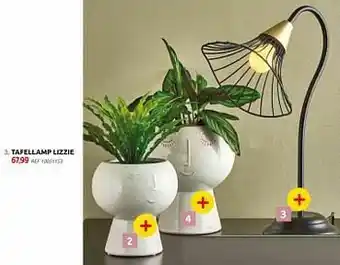BricoPlanit Tafellamp lizzie aanbieding