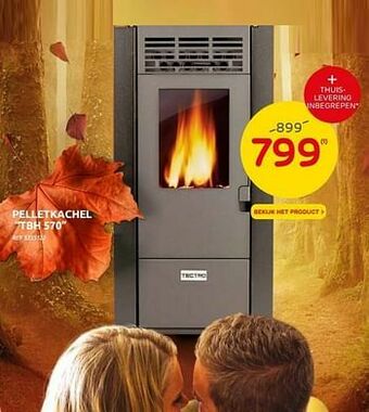 Brico Pelletkachel tbh 570 aanbieding