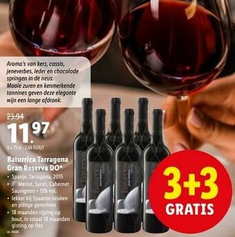 Lidl Baturrica tarragona gran reserva do aanbieding