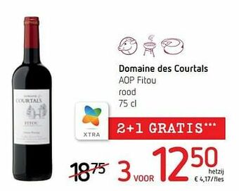 Domaine des courtals aop fitou rood
