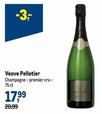 Makro Veuve pelletier champagne - premier cru aanbieding