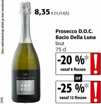 Colruyt Prosecco d.o.c. bacio della luna brut aanbieding
