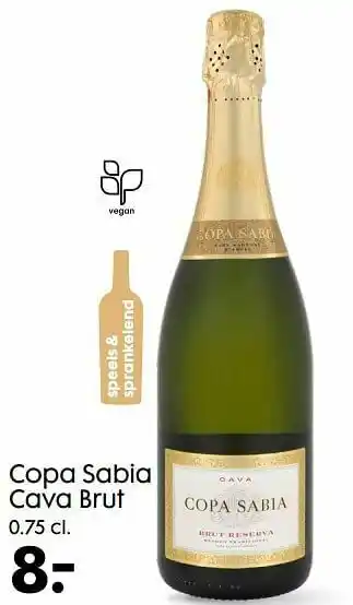 HEMA Copa sabia cava brut aanbieding