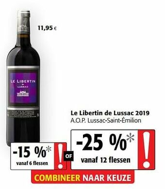 Le libertin de lussac 2019 a.o.p. lussac-saint-émilion