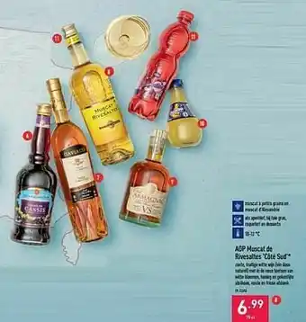 ALDI Aop muscat de rivesaltes côté sud aanbieding