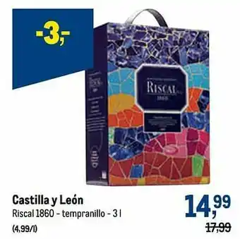 Castilla y león riscal 1860 - tempranillo