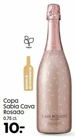 HEMA Copa sabia cava rosado aanbieding