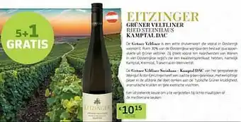 Eitzinger grüner veltliner ried steinhaus kamptal dac
