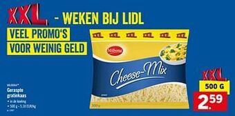 Geraspte Gratinkaas