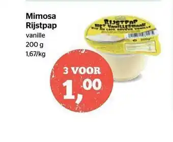 Mimosa Rijstpap