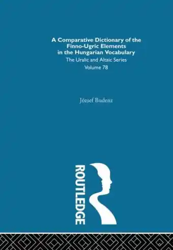 Bol.com A Comparative Dictionary of the Finno-Ugric Elements in the Hungarian Vocabulary aanbieding