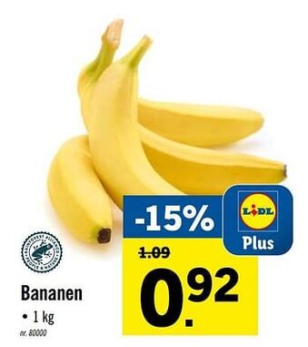 Lidl Bananen aanbieding