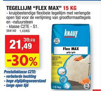 Hubo Tegellijm aanbieding