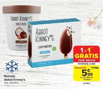 Carrefour Roomijs Abbot Kinney’s aanbieding