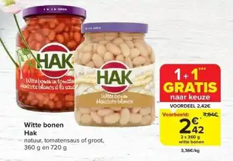 Carrefour Witte bonen Hak aanbieding
