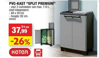 Hubo Pvc-kast aanbieding