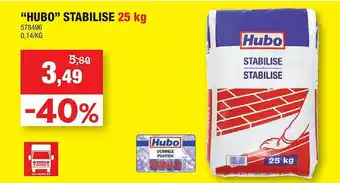 Hubo &quot;hubo&quot; Stabilise 25 Kg Aanbieding bij Hubo aanbieding