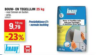 Hubo Bouw-en Tegellijm aanbieding