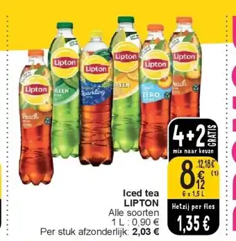 Cora Iced tea LIPTON aanbieding