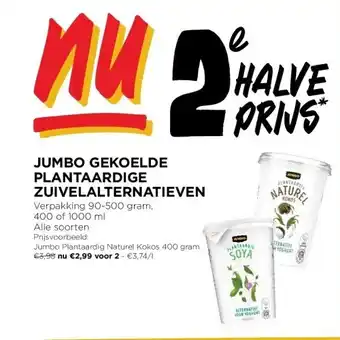 JUMBO GEKOELDE PLANTAARDIGE ZUIVELALTERNATIEVEN