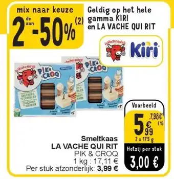 Cora Smeltkaas LA VACHE QUI RIT aanbieding