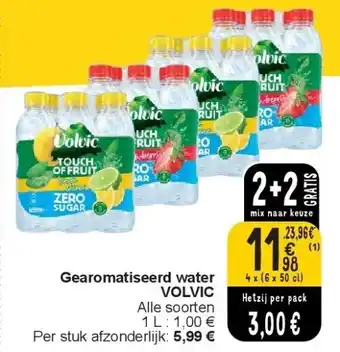 Cora Gearomatiseerd water VOLVIC aanbieding