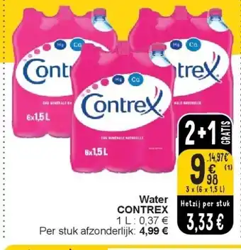 Cora Water CONTREX aanbieding