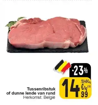 Cora Tussenribstuk of dunne lende van rund aanbieding