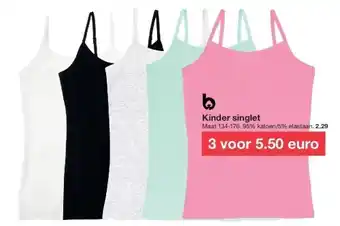 Zeeman Kinder singlet aanbieding