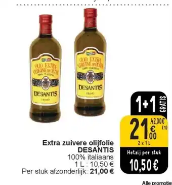 Cora Extra zuivere olijfolie DESANTIS aanbieding