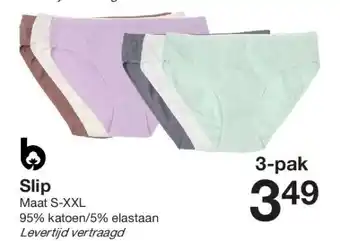 Zeeman Slip aanbieding