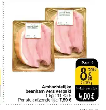 Cora Ambachtelijke beenham vers verpakt aanbieding