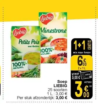 Cora Soep LIEBIG aanbieding