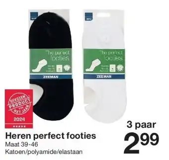 Zeeman Heren perfect footies aanbieding