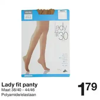 Zeeman Lady fit panty aanbieding