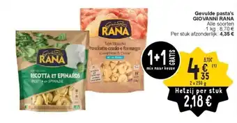 Cora Gevulde pasta’s GIOVANNI RANA aanbieding