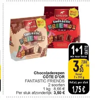 Cora Chocoladerepen CÔTE D’OR aanbieding
