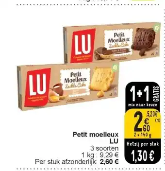 Cora Petit moelleux LU aanbieding