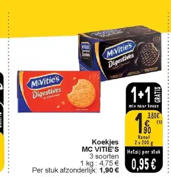 Cora Koekjes MC VITIE’S aanbieding