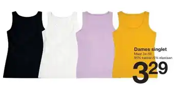 Zeeman Dames singlet aanbieding
