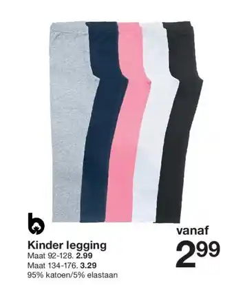 Zeeman Kinder legging aanbieding