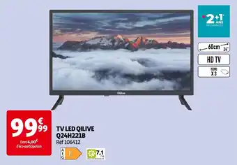 TV LED QILIVE Q24H221B
