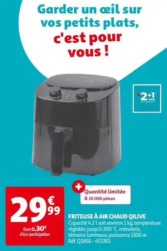 Auchan FRITEUSE À AIR CHAUD QILIVE aanbieding