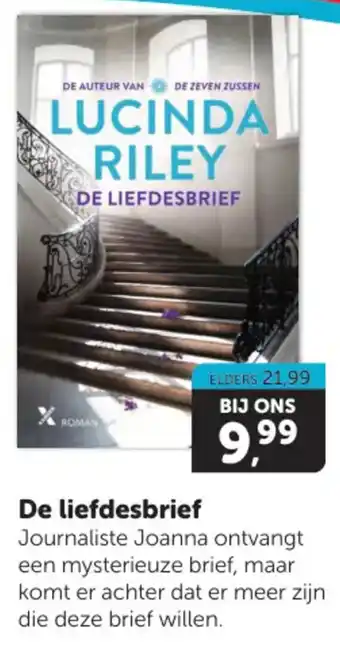 Boekenvoordeel De liefdesbrief aanbieding